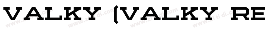 valky (valky regular字体转换 valky (valky regular字体转换